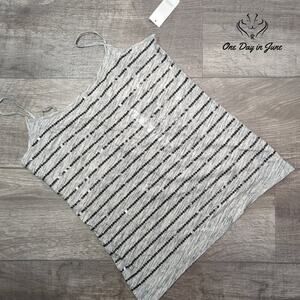 Loft Sequin Tank Top Size M